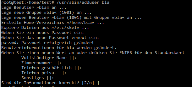 adduser